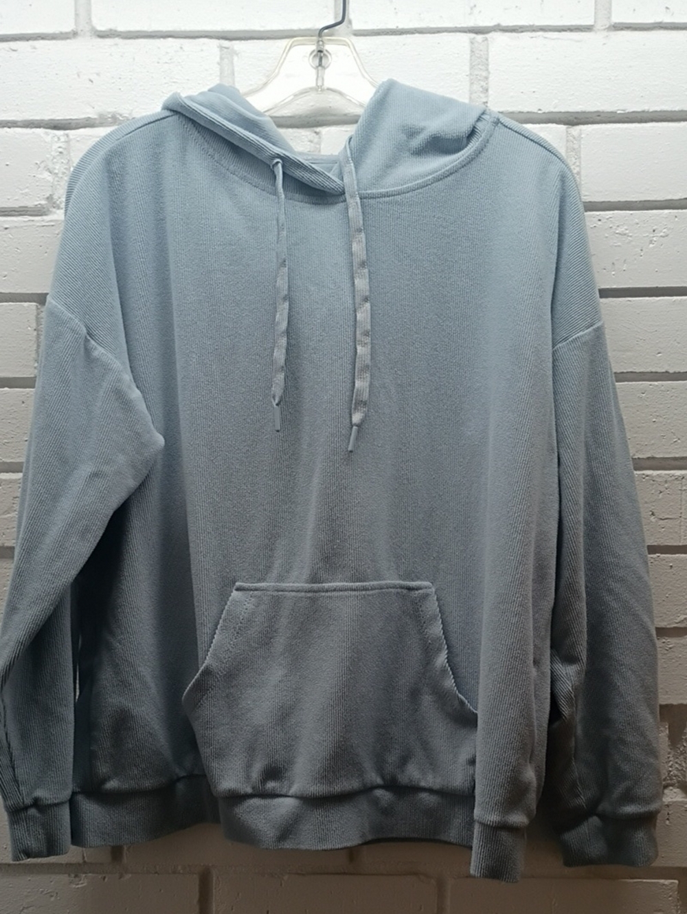 Marc New York Men's Pale Blue Hooded Pullover Sweatshirt